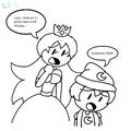 Princess Sunny and Luno referencing the I Think We're Gonna Have to Kill This Guy, Steven meme.