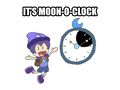 Luno in the "Moon-o-Clock" meme